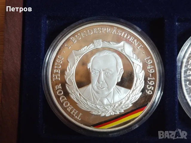Колекционерски плакети "Президентите на Германия", снимка 18 - Нумизматика и бонистика - 49638569