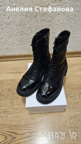 Дамски черни боти , снимка 2 - Дамски боти - 53105871