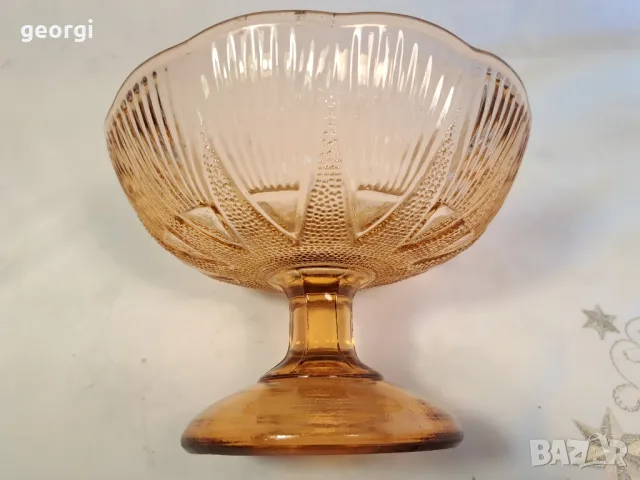 стъклена фруктиера цветно стъкло 25/5, снимка 3 - Аксесоари за кухня - 50330971