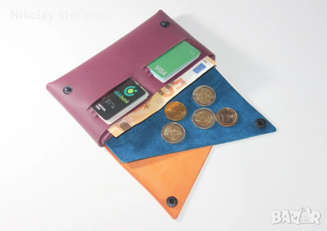 Дизайнерски оригами портфейл, снимка 3 - Портфейли, портмонета - 53828514