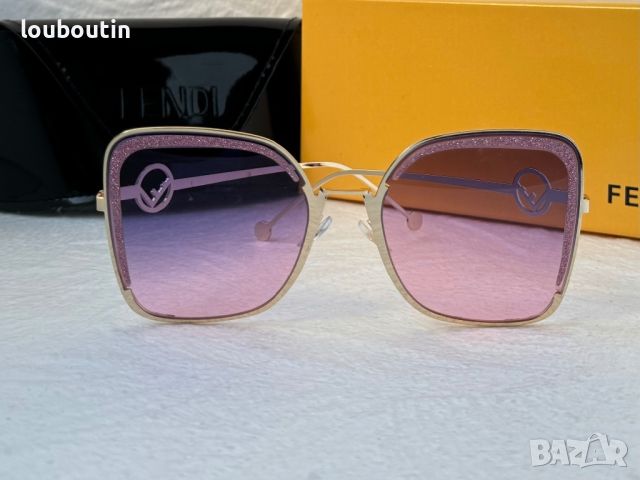 -30 % разпродажба Fendi дамски слънчеви очила квадратни , снимка 5 - Слънчеви и диоптрични очила - 45226868