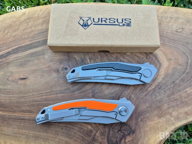 Сгъваем нож Shirogorov Quantum Ursus Lone,Cromax PM,два цвята,SH204, снимка 7 - Ножове - 50231870