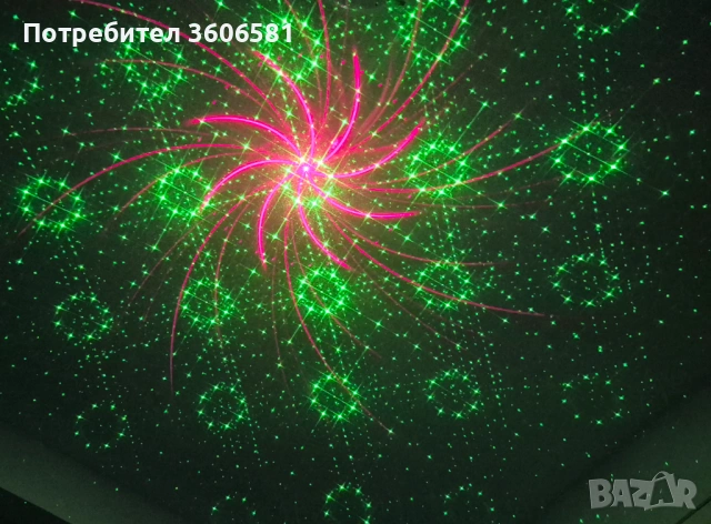 DJ Disco Laser за партита с вградена презареждаща се акумулаторна батерия и ефект според звука, снимка 10 - Друга електроника - 48420593