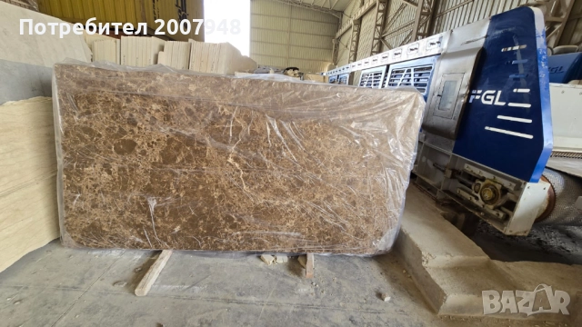 Подпрозоречни первази Мрамор Емперадор - 39 лв. л. м. с фаска и водобран, снимка 4 - Облицовки - 52390371