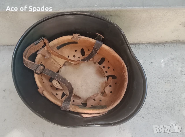 Немска Бойна Каска WW2 , снимка 7 - Колекции - 51157514