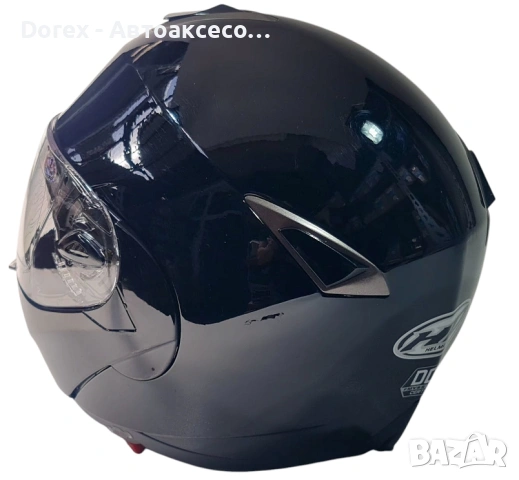 Каска за мотор, скутер, ATV - черен гланц - размер L, снимка 2 - Аксесоари и консумативи - 54184502