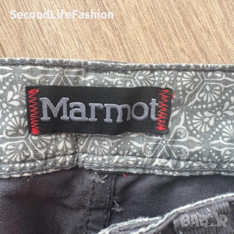Дамски панталон Marmot 3/4 сив размер S, снимка 4 - Панталони - 53910709