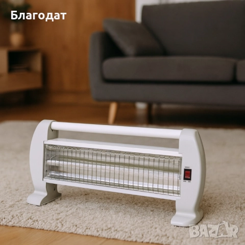 Кварцова отоплителна печка Rosberg – избор между 1000W и 1200W, снимка 3 - Отоплителни печки - 52883716