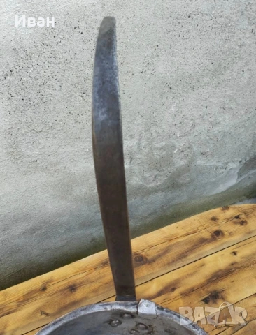 Голям меден тиган , снимка 8 - Антикварни и старинни предмети - 53503418