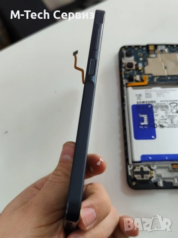 Samsung A16 A165F платка блок захранване батерия бутони слушалка звънец камера рамка сим заден капак, снимка 4 - Резервни части за телефони - 53617744