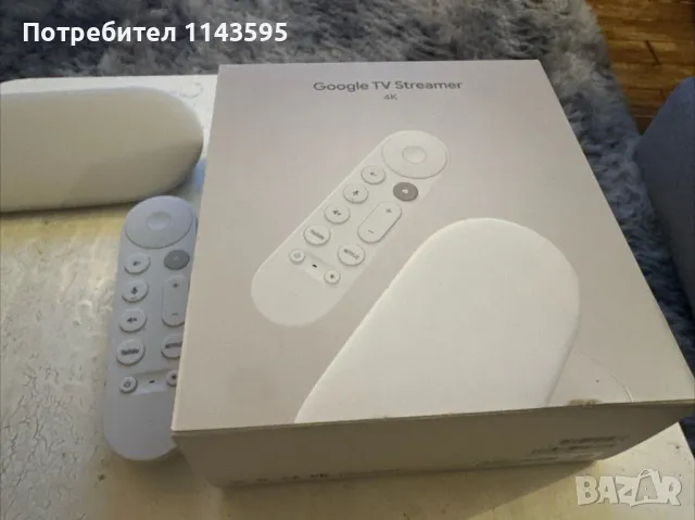 Google TV Streamer 4K | 32GB | 2024 |, снимка 1 - Приемници и антени - 48089133