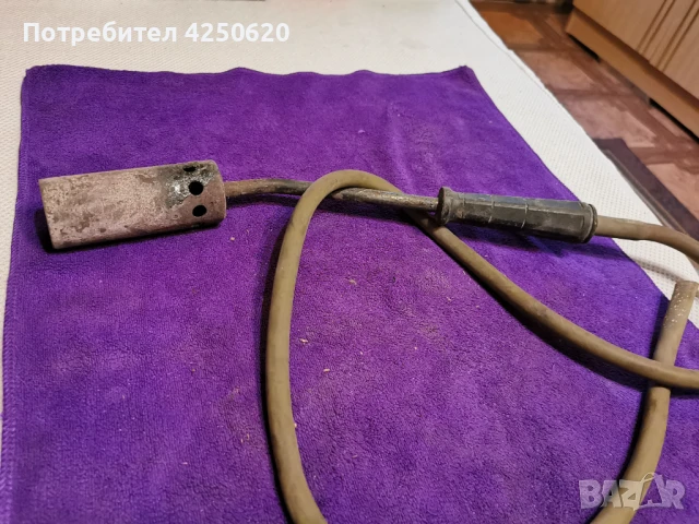 Стара домашна газова горелка , снимка 2 - Други ценни предмети - 50578627