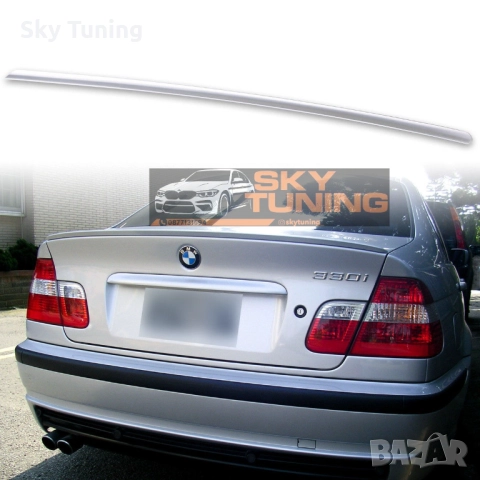 Bmw e46 Лип Багажник седан Bmw e46 добавка Lip крило тунинг е46, снимка 2 - Аксесоари и консумативи - 51954218