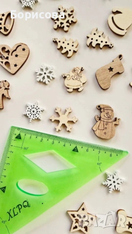 Изкуствена брада за гном, звънчета, копчета , мерителна линийка за куки, диадеми, снимка 9 - Декорация за дома - 44094682