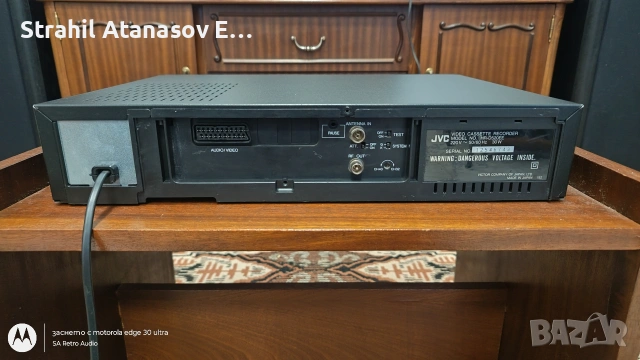 JVC HR-D520EE VHS Рекордер, снимка 9 - Плейъри, домашно кино, прожектори - 53598565
