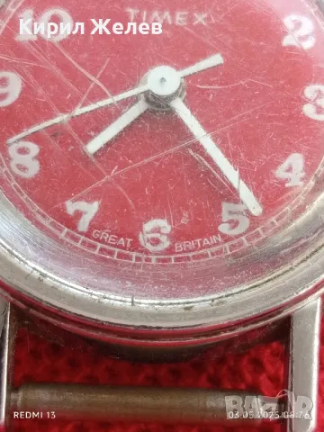 Стар механичен часовник дамски TIMEX GREAT BRITAIN за КОЛЕКЦИЯ ДЕКОРАЦИЯ 47947, снимка 3 - Антикварни и старинни предмети - 50136809