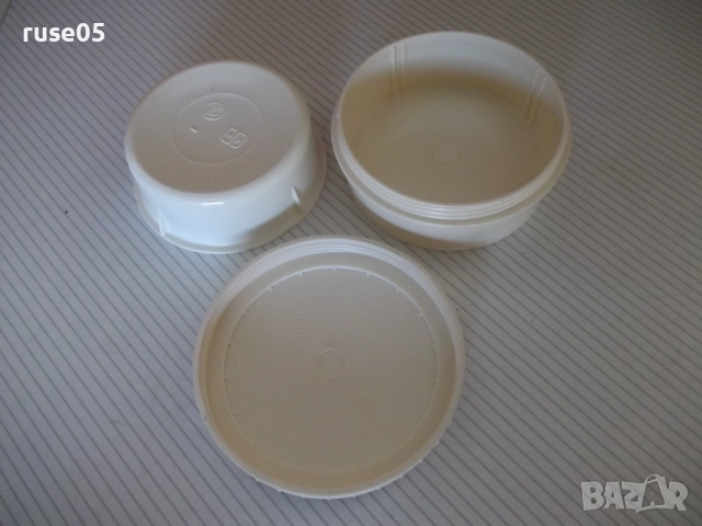 Кутия бакелитова кръгла от соца нова, снимка 7 - Кутии за храна - 51786874