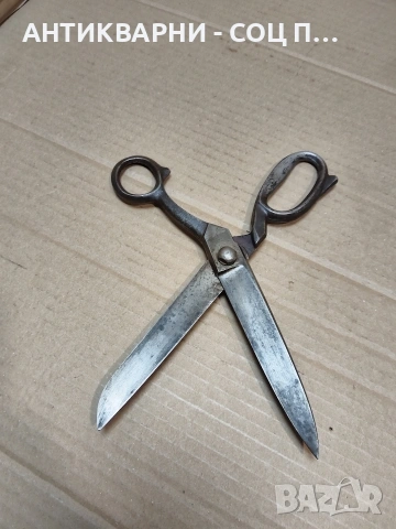 Соц Стара Българска Шивашка Ножица. НОМЕР 661., снимка 5 - Антикварни и старинни предмети - 53939245