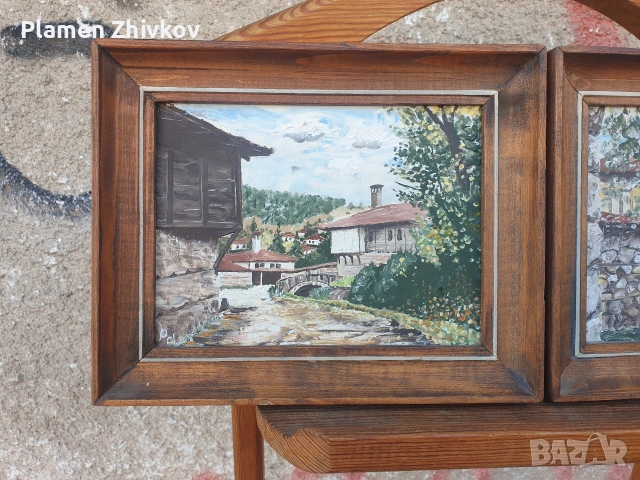 две рамкирани картини на тема Копривщица , снимка 6 - Картини - 53796937