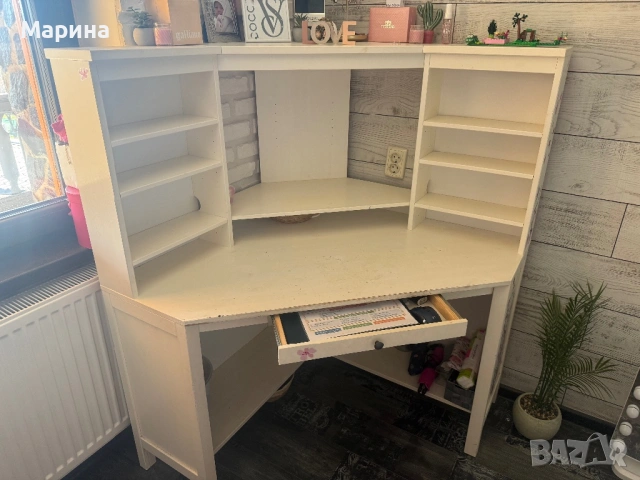 Детски спален комплект-Гардероб,легло,бюро и скрин, снимка 10 - Мебели за детската стая - 53847234