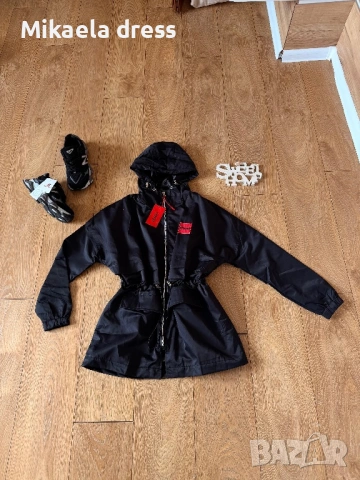 Черно яке Hugo Boss, със стилна пролетна визия. Ново и неносено., снимка 5 - Якета - 53613883