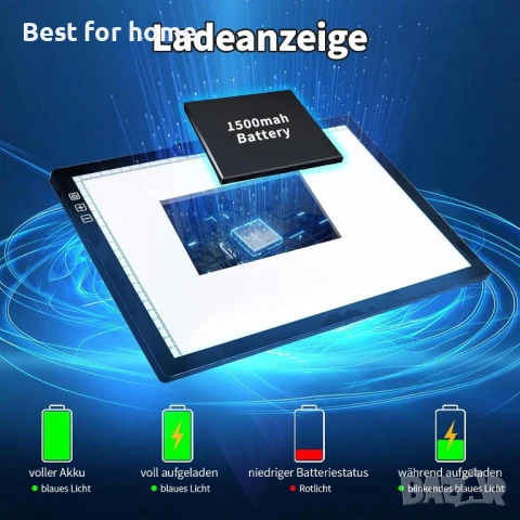 Акумулаторна светлинна маса, снимка 2 - Рисуване и оцветяване - 51123213