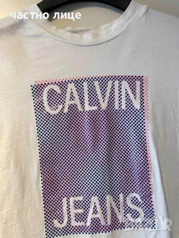 Оригинална и НОВА дамска тениска Calvin Klein Jeans, снимка 7 - Тениски - 54229995
