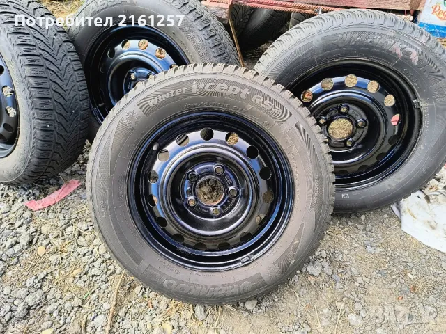 5х114.3 15 зимни Hankook 195 65 15 , снимка 2 - Гуми и джанти - 47538706