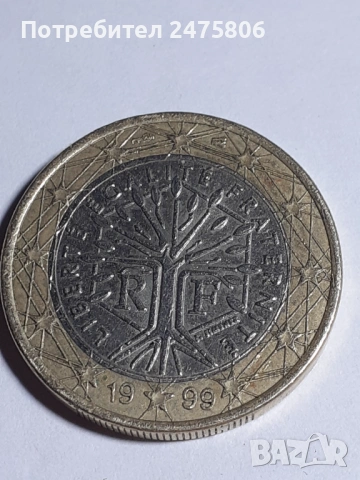 Монета - 1 евро -1999 г. С дефект., снимка 2 - Нумизматика и бонистика - 53684979
