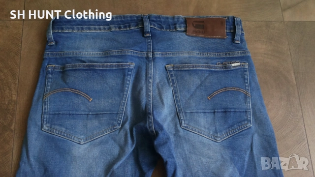 G-Star 3301 LOW TAPERED Jeans Размер 32 / 30 еластични дънки 1-61, снимка 4 - Дънки - 52216867