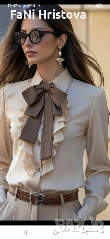 Дамска винтидж риза