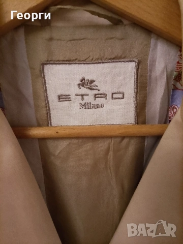 Оригинално дамско сако Etro Milano от памук, снимка 2 - Сака - 53938468