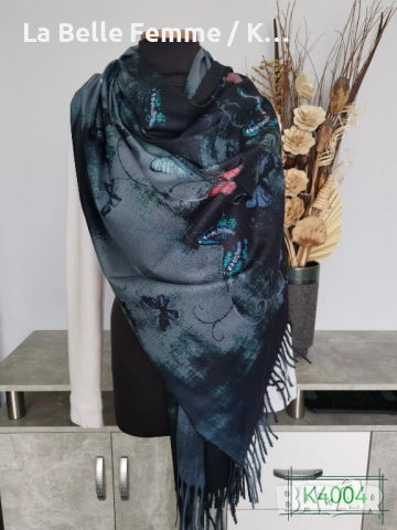 Шалове от кашмир, снимка 5 - Шалове - 51861426