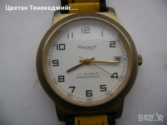 Продавам 4 кварцови и 1 механичен часовник Guess,Regent,Swatch,Gul, снимка 4 - Мъжки - 49652257
