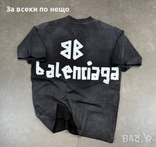 Balenciaga Мъжка Тениска👕Мъжка Блуза С Къс Ръкав - Различни Цветове Код Mens P.158, снимка 5 - Тениски - 53921187