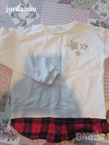 Блуза с дълъг ръкав -детска, снимка 1 - Детски Блузи и туники - 45964191