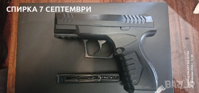 Пистолет Umarex XBG CO2 калибър 4.5 Метални съчми , снимка 3 - Въздушно оръжие - 53643436