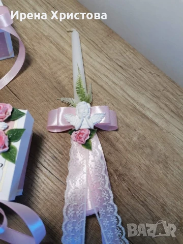 Комплект за кръщене, снимка 16 - Декорация - 51235985
