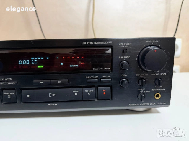 Триглав дек Sony TC-K570, снимка 2 - Декове - 52705525