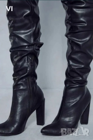 Misspap черни ботуши 39 номер, снимка 3 - Дамски ботуши - 51974857