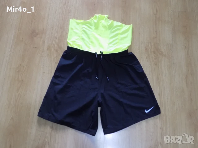 къси панталони nike найк шорти гащета екип оригинални мъжки футболни фитнес спорт крос L, снимка 5 - Спортни дрехи, екипи - 51260031