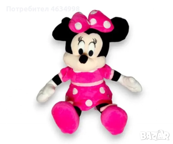 Големи плюшени Мики и Мини Маус – 50 см усмивки и прегръдки, снимка 3 - Плюшени играчки - 52209215