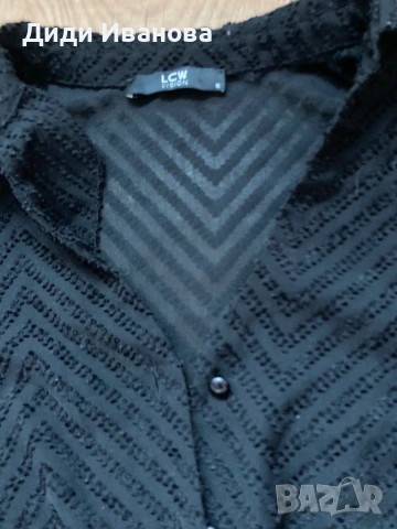 Дамска черна рокля, снимка 3 - Рокли - 51182810