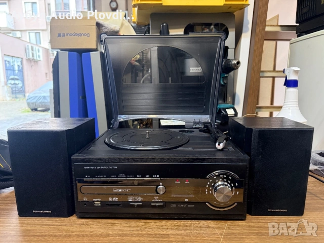 CLATRONIC MC 1033 CD-, MP3-USB-TUNER- TURNTABLE, снимка 2 - Аудиосистеми - 53276231
