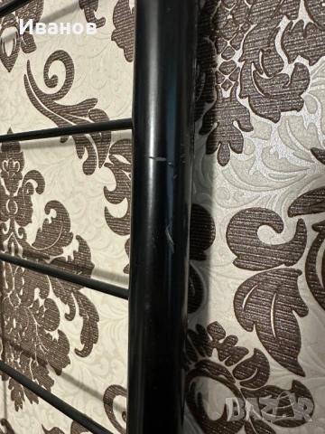 Стелаж решетка за куки със стойка черен употребяван с 35 куки и 4 държачи, снимка 3 - Стелажи и щандове - 53637097