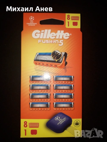 Gillette FUSION 5 - 8 бр. ножчета за бръснене + кутийка 