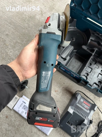 BOSCH GWS 18V-10 SC Made in Germany, снимка 6 - Ъглошлайфи - 52677021