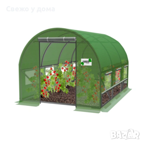 Градинска оранжерия 3 сегментова с допълнителна вентилация 3 х 2 х 2м