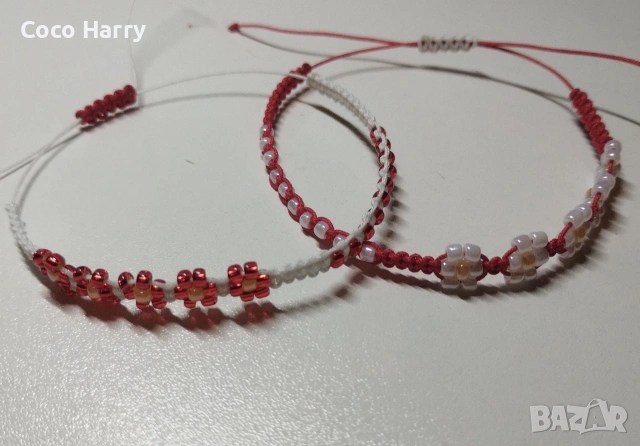 Комплект 2мартенички ръчно изработени , снимка 2 - Ръчно изработени сувенири - 53437160