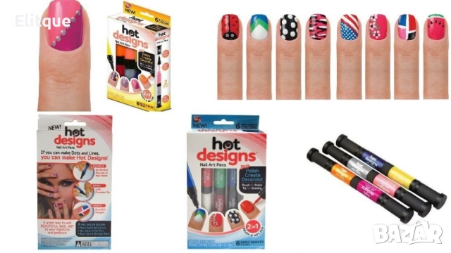 Декорация за маникюр в различни цветове Hot Design TV275, снимка 2 - Други - 52889106